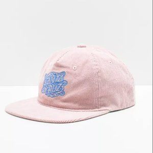 Santa Cruz Pink Corduroy Baseball Cap